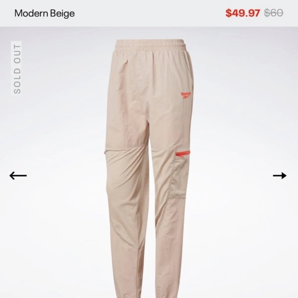 Reebok Basketball Cargo Joggers $60